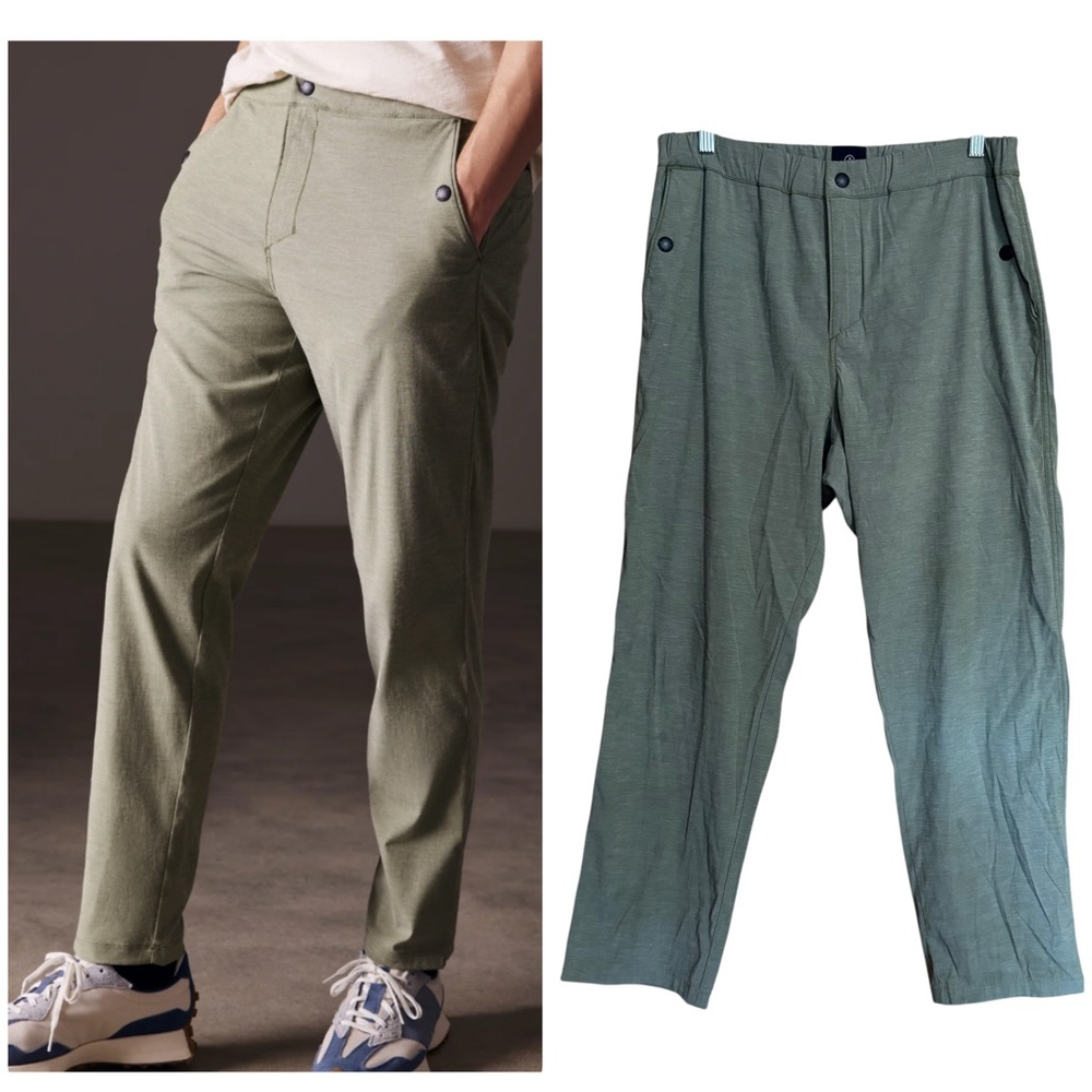 Aether Tech Pant Slim Straight Athletic Athleisure Casual Jogging Pants Large